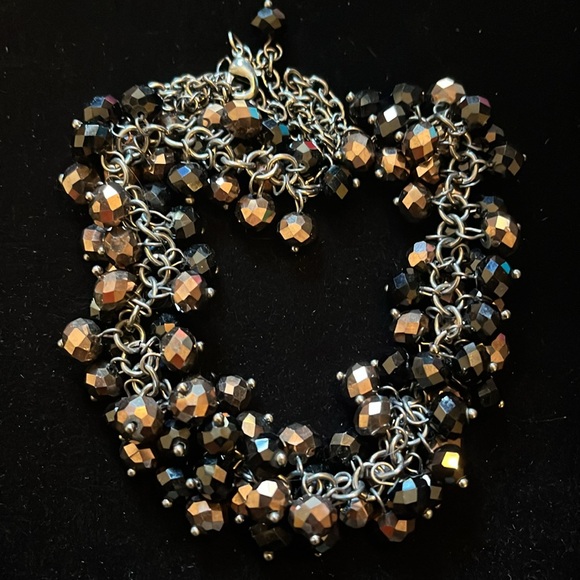 Brown and Black Beaded Necklace - Picture 11 of 16